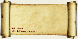 Nadja Bzeničanin vizit kartica